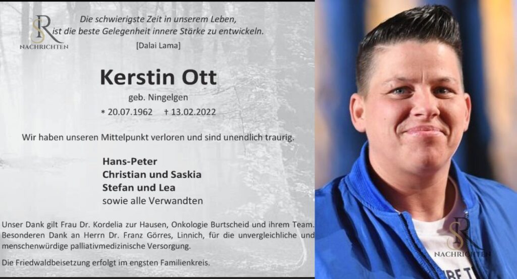 Kerstin Ott Verstorben