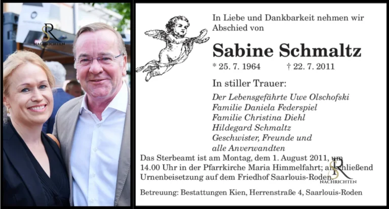 Sabine Pistorius Traueranzeige