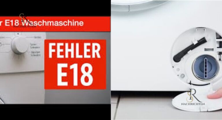 Siemens Waschmaschine Fehler E18