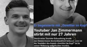 Jan Zimmermann Tourette Todesursache – Der traurige Verlust eines Youtubers